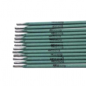 Green color welding rod E6013 mild steel rutile welding electrode